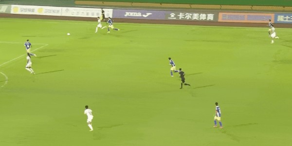 中甲半场：唐诗破门，福尔特斯建功，定南赣联暂1-1苏州东吴